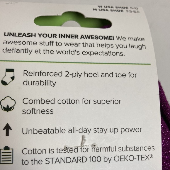 Sock It To Me NWT Llamazing! Women’s Crew Socks Llama Funny Novelty Shimmer Gift - Picture 7 of 13